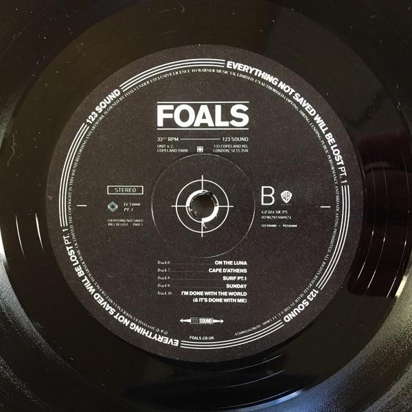 Foals ‎– Everything Not Saved Will Be Lost: Part 1
