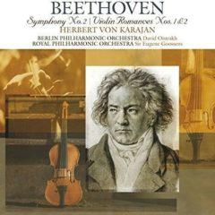 Beethoven, Herbert von Karajan ‎– Symphony N°.2 / Violin Romances N°.1 & 2
