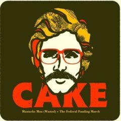 Cake, The Cake - Mustache Man (Wasted)  Colored Vinyl
