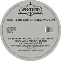 Various Artists - West End Edits: Greg Wilson / Various