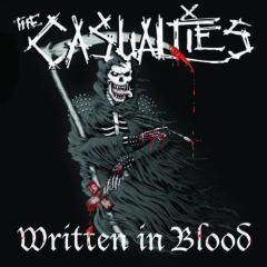 The Casualties - Written In Blood  Red