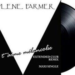 Mylene Farmer - Je T'Aime Melancolie (7 inch Vinyl) 45 Rpm,  France - Imp