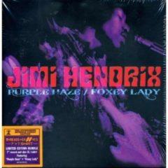 Jimi Hendrix - Purple Haze / Foxey Lady (7 inch Vinyl) With T-Shirt, XL, Collect