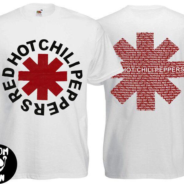 Футболка RED HOT CHILI PEPPERS Logo белая