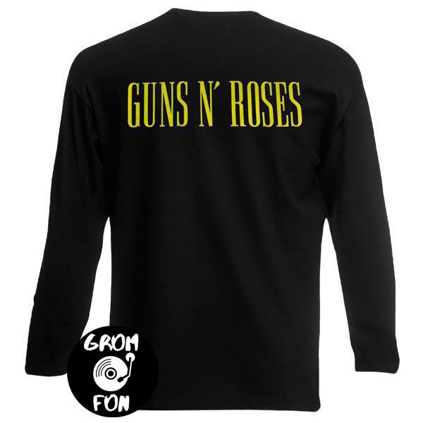 Футболка длинный рукав GUNS'N'ROSES (лого)