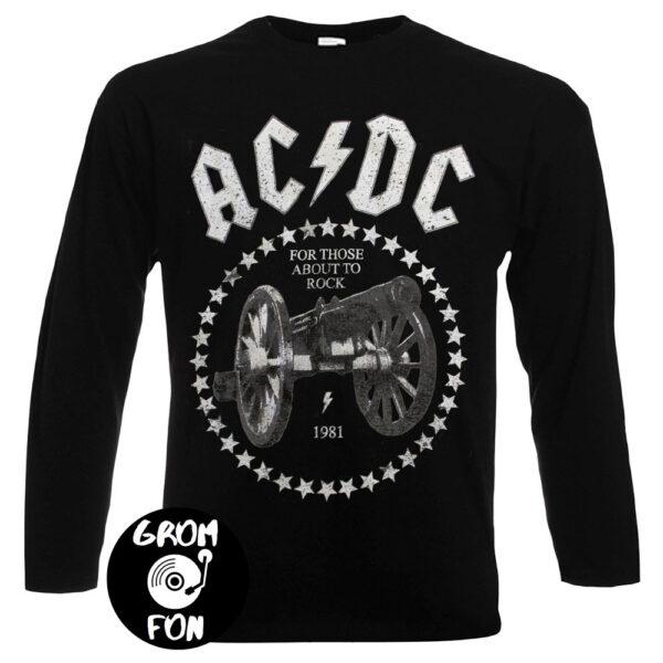 Футболка длинный рукав AC/DC For Those About To Rock