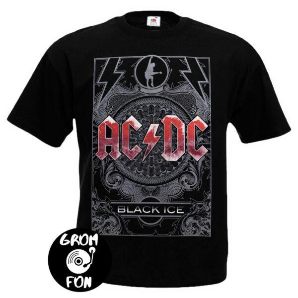 Футболка AC / DC Black Ice 3 велике лого