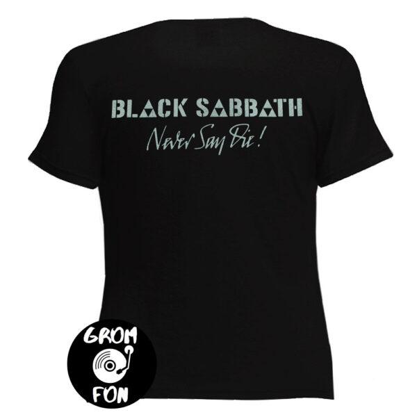 Футболка женская BLACK SABBATH Never Say Die