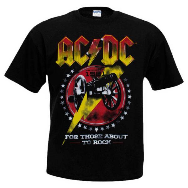 Футболка AC/DC For Those About To Rock 1981