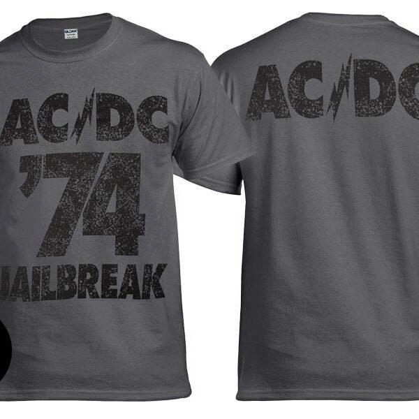Футболка AC / DC Jailbreak графітова