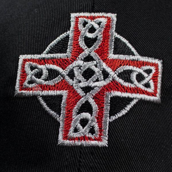 Бейсболка Крест Кельтский 2 цветной с узором