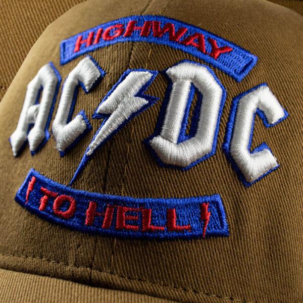 Бейсболка AC/DC Highway To Hell 3D вышивка