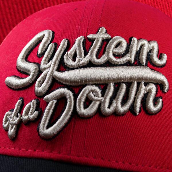 Бейсболка SYSTEM OF A DOWN Logo 3D вышивка