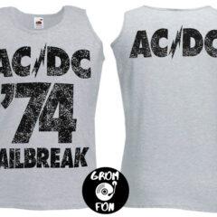 Майка AC/DC Jailbreak меланжевая