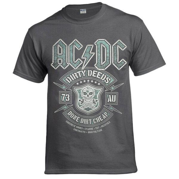 Футболка AC / DC Dirty Deeds графітова