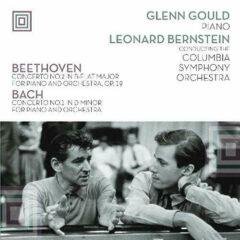 Glenn Gould, Leonard Bernstein conducting the Columbia Symphony Orchestra - Beethoven / Bach ‎– Concerto No. 2 In B-Flat Major For Piano And Orchestra, Op. 19 / Concerto No. 1 In D Minor For Piano And Orchestra