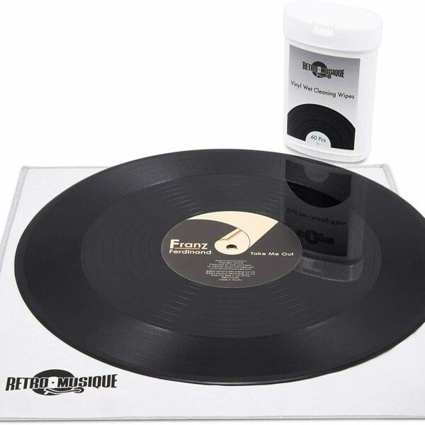 Набор для ухода за пластинками и иглой звукоснимателя Vinyl Record Cleaning Kit