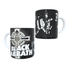 Чашка Black Sabbath (band and cross)