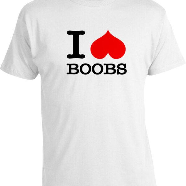 Футболка I love boobs