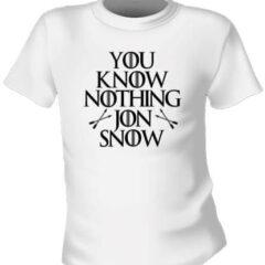 Футболка Game Of Thrones You Know Nothing Jon Snow жіноча