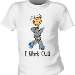 Футболка I Work Out