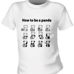 Футболка How to Be a Panda