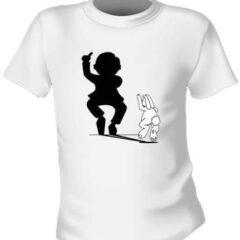 Футболка Rabbit Gangnam Style Hand Shadow