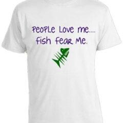 Футболка People Love Me Fish Fear Me