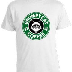 Футболка Grumpy Cat Coffee