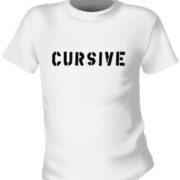 Футболка Cursive
