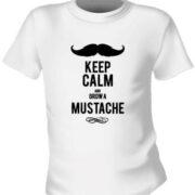 Футболка Keep Calm And Grow A Mustache