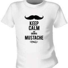 Футболка Keep Calm And Grow A Mustache