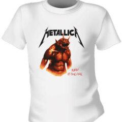 Футболка Metallica Jump In The Fire White