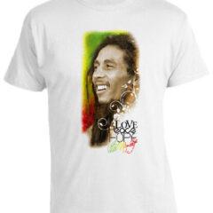 Футболка Bob Marley Love Peace Hope