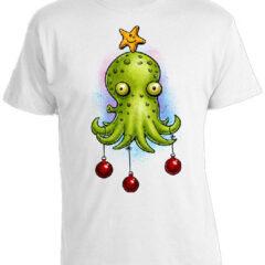 Футболка Christmas Octopus