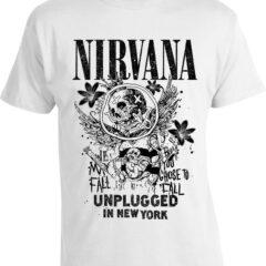 Футболка Nirvana Unplugged White