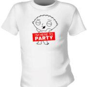 Футболка Stewie Griffin I'm Here to Party