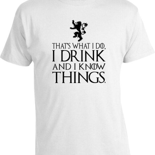 Футболка Game of Thrones That's What I Do I Drink