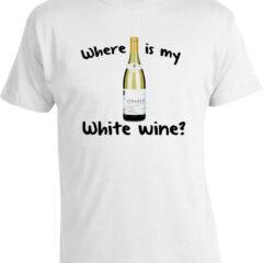 Футболка Where is My White Wine