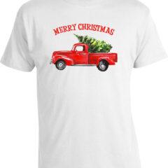 Футболка Merry Christmas Red Car