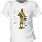 Футболка Star Wars C3PO Sсheme