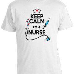 Футболка Keep calm I'm a nurse