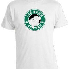 Футболка We Bare Bears Ice bear coffee