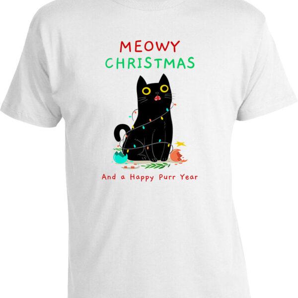 Футболка Meowy Christmas