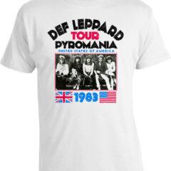 Футболка Def Leppard Pyromania Tour 1983