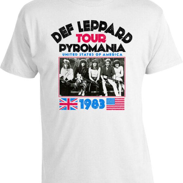 Футболка Def Leppard Pyromania Tour 1983