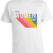 Футболка Yes, woman can