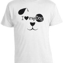 Футболка I love my dog