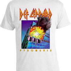 Футболка Def Leppard Pyromania White