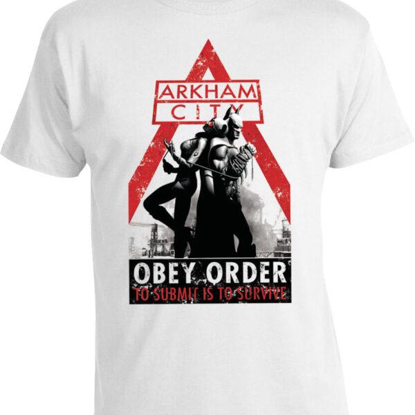 Футболка Batman Arkham City Obey Order